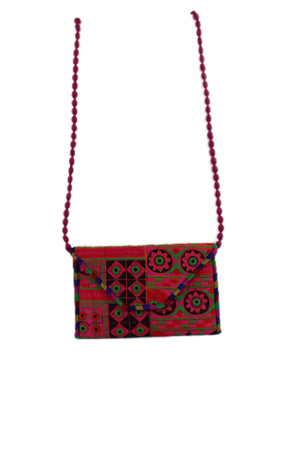 Handmade Embroidered Purse - Envelope Style
