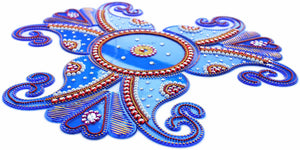 Designer Floating Rangoli - Dolphin Joint Design (LG)