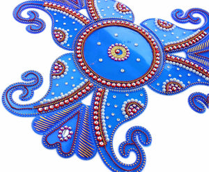 Designer Floating Rangoli - Dolphin Joint Design (LG)