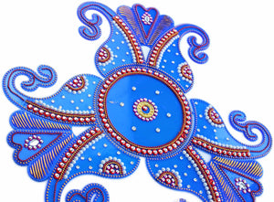 Designer Floating Rangoli - Dolphin Joint Design (LG)