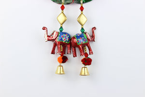 Traditional Elephant Bell Curtain/Door Hanging (Set of 2)