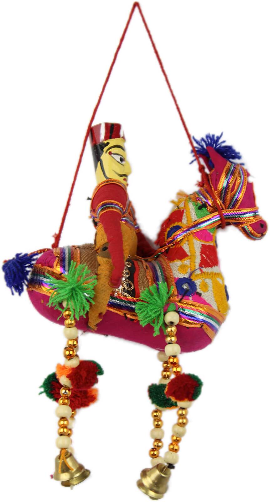 Ethnic wall hanging Decorative piece - Horse Rider