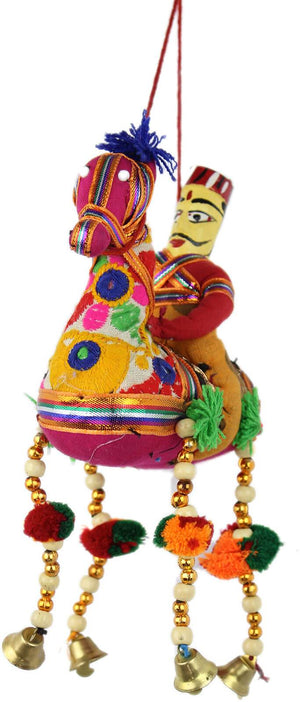 Ethnic wall hanging Decorative piece - Horse Rider