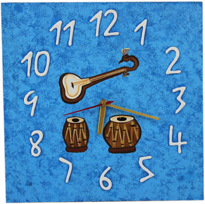 Samay Wall Clock - Musical Instruments
