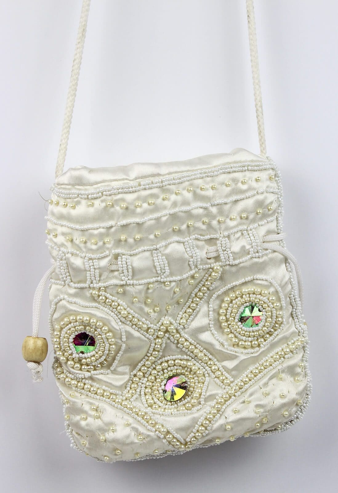 Girls Handbag with Small Pearls - Batwa Style