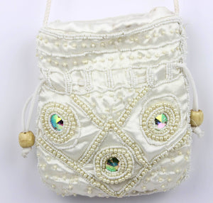 Girls Handbag with Small Pearls - Batwa Style